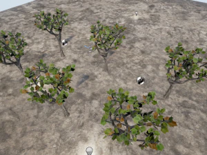 low poly fantasy game tree 02 3D Model
