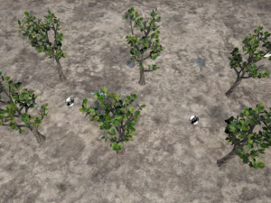 low poly fantasy game tree 03 3D Model