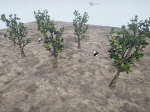 low poly fantasy game tree 03 3D Model