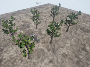 low poly fantasy game tree 03 3D Model