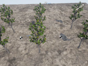 low poly fantasy game tree 04 3D Model