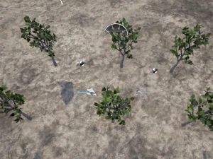 low poly fantasy game tree 04 3D Model