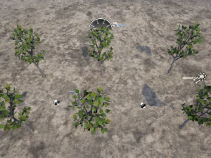 low poly fantasy game tree 04 3D Model