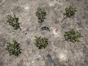 low poly fantasy game tree 05 3D Model