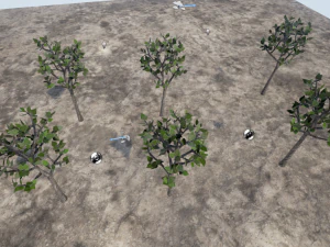 low poly fantasy game tree 06 3D Model
