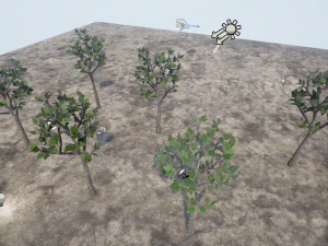 low poly fantasy game tree 06 3D Model