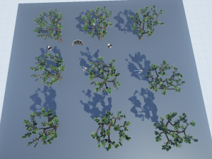 low poly fantasy game tree 09 3D Model
