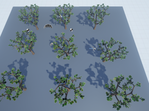 low poly fantasy game tree 09 3D Model