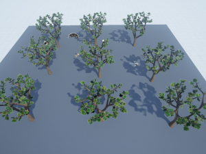 low poly fantasy game tree 09 3D Model