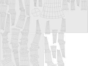 low poly fantasy game tree 09 3D Model