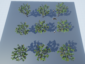 low poly fantasy game tree 10 3D Model