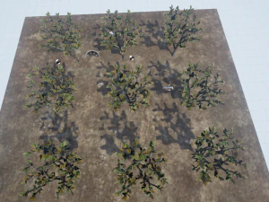 low poly fantasy game tree 11 3D Model