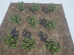 low poly fantasy game tree 12 3D Model