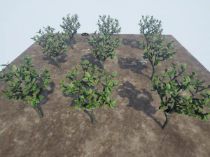 low poly fantasy game tree 12 3D Model