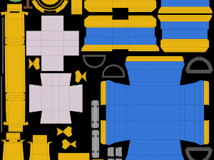 low poly treasure chest ready for games 3D Model