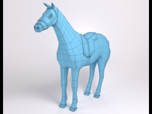 horse copper figure 3D 模型