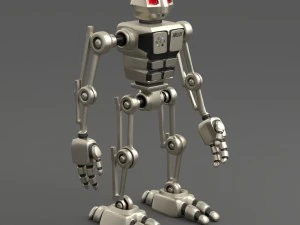 rob&ocirc; aru-01 andador human&oacute;ide b&iacute;pede Modelo 3D