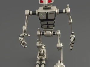 robot aru-01 bipedal humanoid walker 3D Model