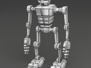robot aru-01 bipedal humanoid walker Modello 3D