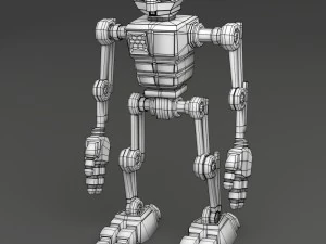 robot aru-01 bipedal humanoid walker 3D Model