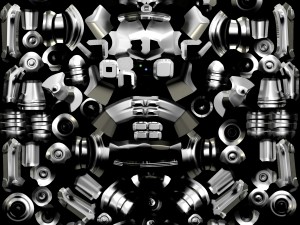 robot aru-01 bipedal humanoid walker Modello 3D