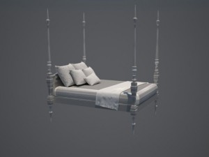 bed Model 3D