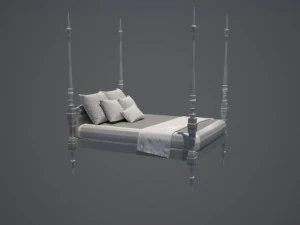 bed 3D Model