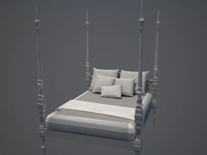 bed 3D Model