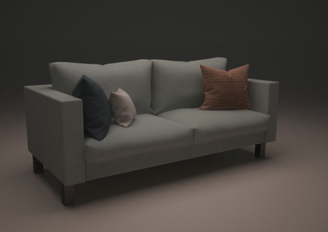sofa Model 3D .c4d .max .obj .3ds .fbx .stl .blend