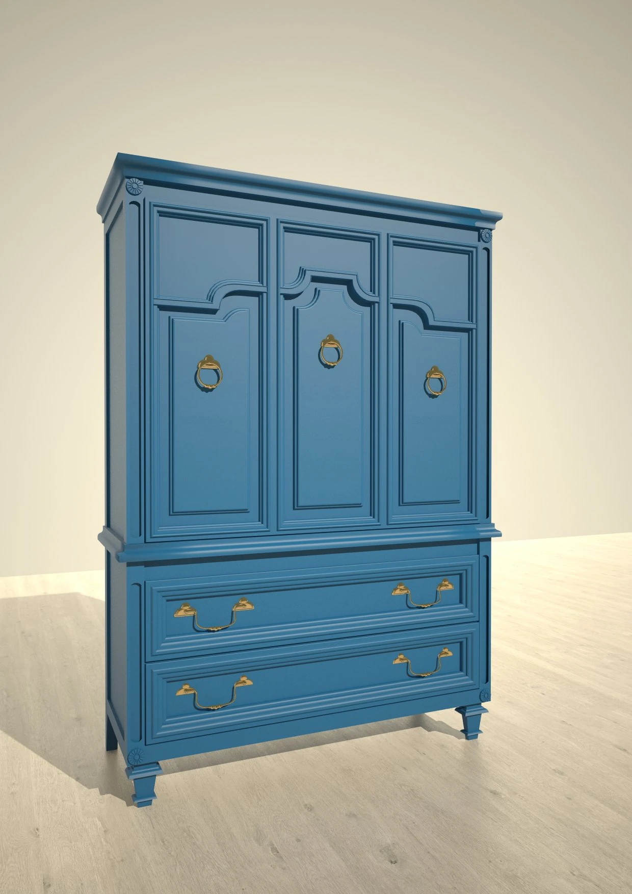 wardrobe 3D Model .c4d .max .obj .3ds .fbx .stl .blend