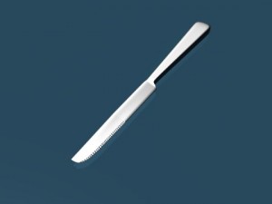 table knife Modelo 3D