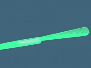 table knife 3D मॉडल