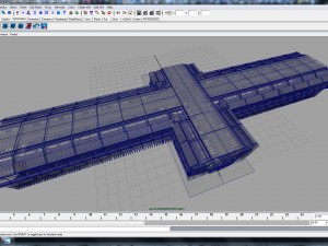 spaceship corridor 3D Model