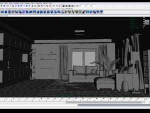 living room 2 3D Модель