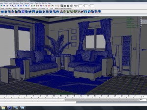 living room 2 3D Модель