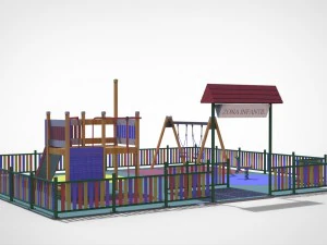 set da gioco Modello 3D