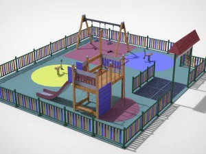 set da gioco Modello 3D