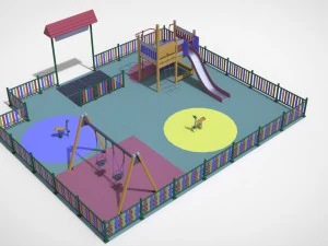 set da gioco Modello 3D