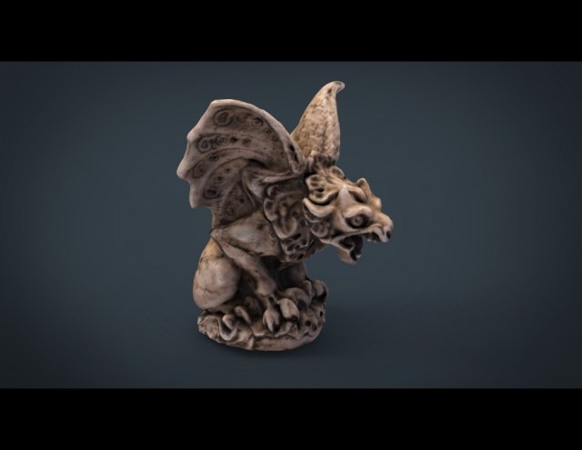gargoyle Modèle 3D .c4d .max .obj .3ds .fbx .stl .blend 