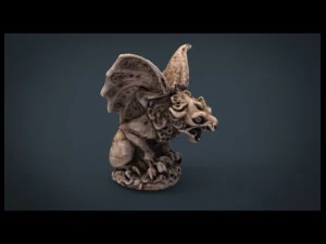 Wasserspeier 3D Modell