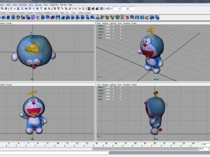 doraemon cat doll 3D Model