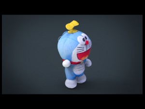 doraemon cat doll 3D Model