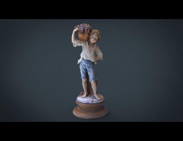 figure the grape picker Model 3D .c4d .max .obj .3ds .fbx .stl .blend 