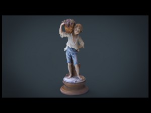 figure the grape picker Modelo 3D