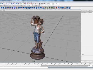 figure the grape picker Model 3D