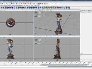 figure the grape picker Model 3D