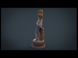 figure the grape picker Model 3D
