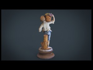 figure the grape picker Model 3D