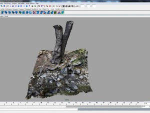 fiume dell'albero Modello 3D