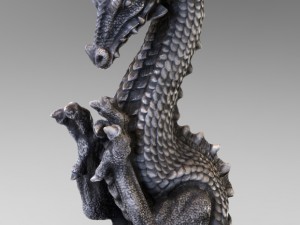 dragon candle 3D 模型